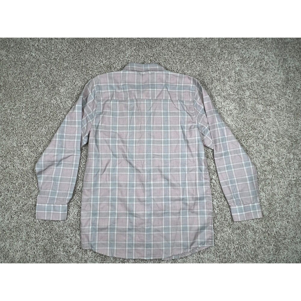 CRAFT+FLOW Pink Light Blue Long Sleeve Button-Up Shirt Boys L 14 - Picture 5 of 8